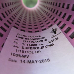 Пряжа мериносовая Zegna Baruffa Supergeelong #11309 Темный серый 100г/1500м