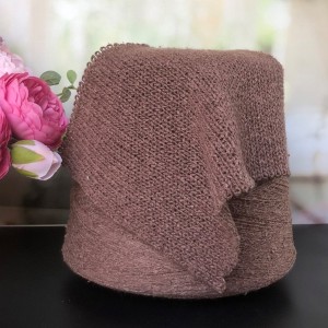 Пряжа буретный шелк с мериносом #10627 Шоколадное суфле 700м/100г