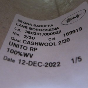 Пряжа мериносовая Zegna Baruffa Cashwool #11902 Белый 100г/1500м 