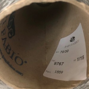 Пряжа меринос c кашемиром Filatura Papi Fabio Settantatrenta #11904 Св. серый меланж 1500м/100г