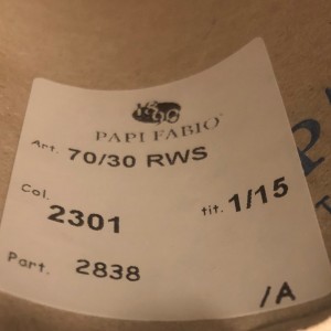 Пряжа меринос c кашемиром Filatura Papi Fabio Settantatrenta #11905 Св. голубой меланж 1500м/100г