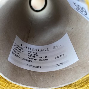 Пряжа кашемир с мериносом Cariaggi Flanel #11951 Охра 100г/1400м 