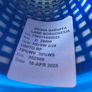  Пряжа меринос с кашемиром Zegna Baruffa #11929 Молочный 1400м/100г  