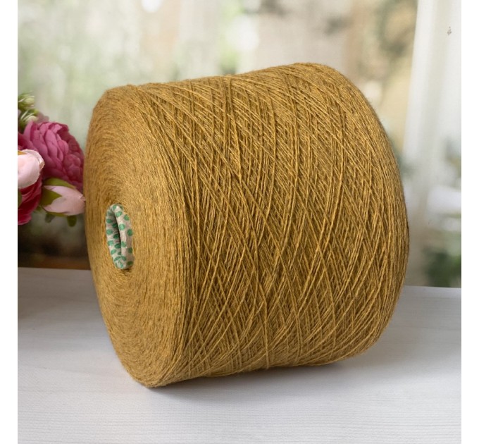  Пряжа 100% шерсть яка Filati Biagioli Modesto #11399 Охра 100г/700м