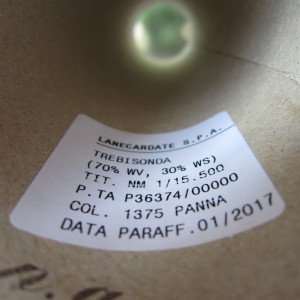 Пряжа кашемир с мериносом Lanecardate Trebisonda #11800 Св. сливочный 100г/1500м