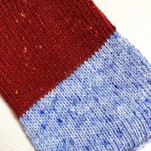 Пряжа твидовая шерсть ягненка lambswool New Mill #11244 Голубой с синими крапушками 100г/650м