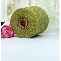 Пряжа буретный шелк с мериносом #10606 Лаймовый пунш 700м/100г