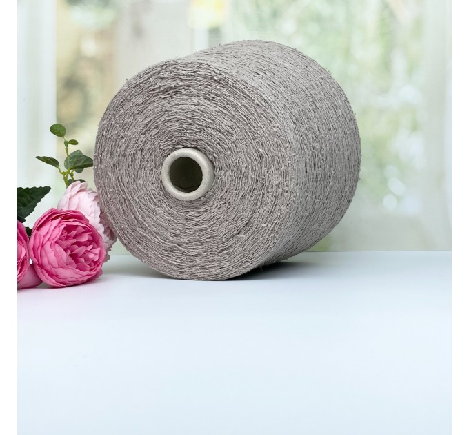 Пряжа буретный шелк с мериносом #10684 Бежевый 100г/700м