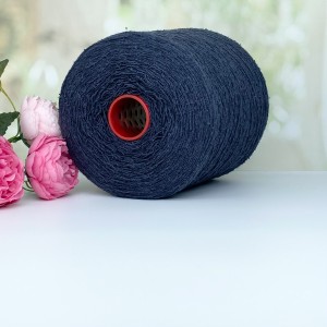 Пряжа буретный шелк с мериносом #10722 Темный серо-синеватый 700м/100г 