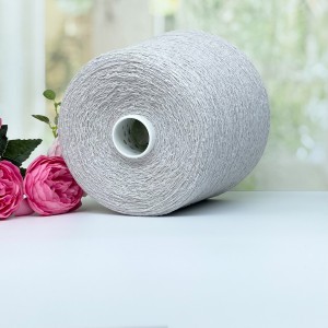 Пряжа буретный шелк с мериносом #10726 Св. серый 700м/100г