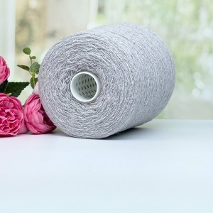 Пряжа буретный шелк с мериносом #10727 Св. серый 700м/100г