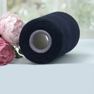 Пряжа мериносовая Zegna Baruffa Cashwool #11068 Черно-синий 100г/1500м (ост.252г)