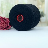 Пряжа буретный шелк с мериносом #11306 Черный 700м/100г