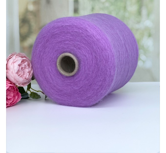 Пряжа кид мохер с мериносом MocherBella #11423 Сирень 100г/1000м