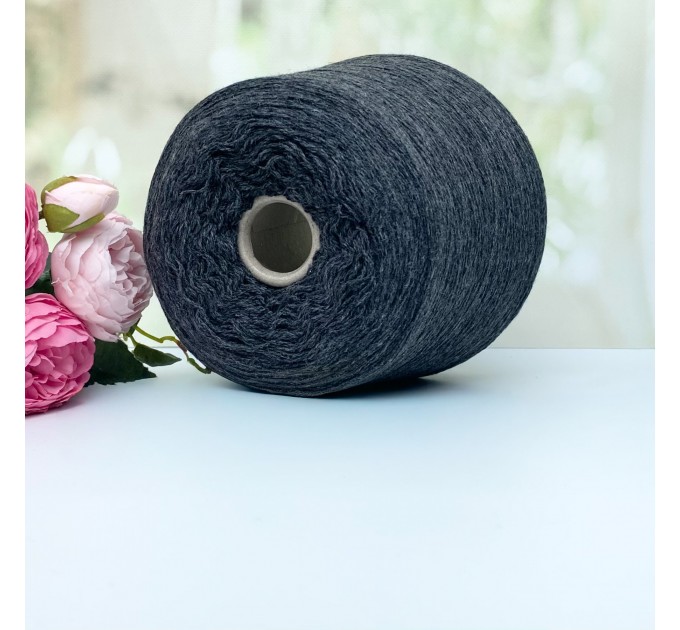 Пряжа бэби альпака с мериносом Filati Naturali Morbido Pro #11526 Антрацит 100г/750м