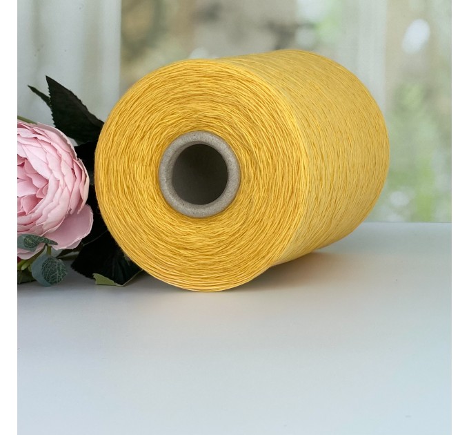 Пряжа мериносовая New Mill Supersoft #11565 Желтый 100г/1500м (ост. 380г)