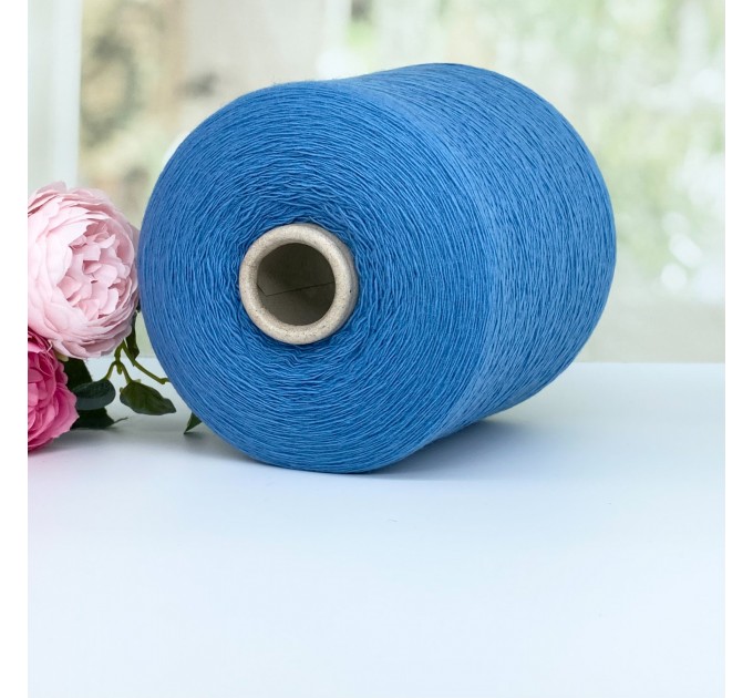 Пряжа мериносовая New Mill Supersoft #11566 Темный голубой 100г/1500м 