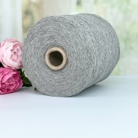  Пряжа беби як с беби альпакой G@G Filati #11582 Серый меланж 100г/700м