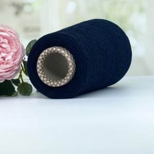 Пряжа меринос c кашемиром Cariaggi Classic #11632 Темний синій 1500м/100г (ост.145г