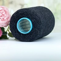 Пряжа кашемир с мериносом Filati Biagioli Modesto Cashmere 30 #11677 Темный серый меланж 100г/1500м (ост. 230г)