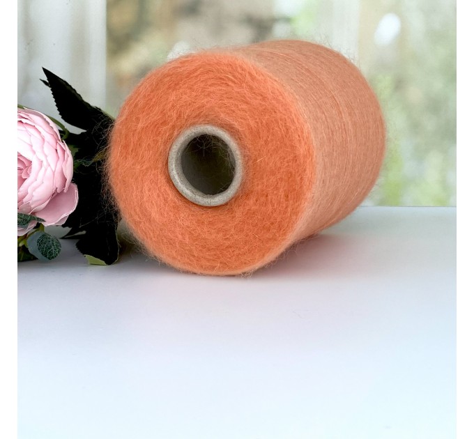 Пряжа супер кид мохер на шелке Filati Exclusive Collection #11693 Абрикосовый 100г/950м