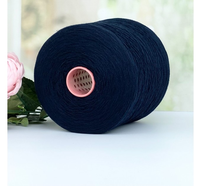 Пряжа кашемир с мериносом Filati Biagioli Modesto Cash 30 #11725 Темный синий 100г/1300м