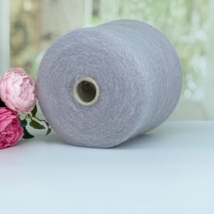 Пряжа беби альпака с шелком Filati made in Italy #11739 Светлый серый теплый 100г/950м