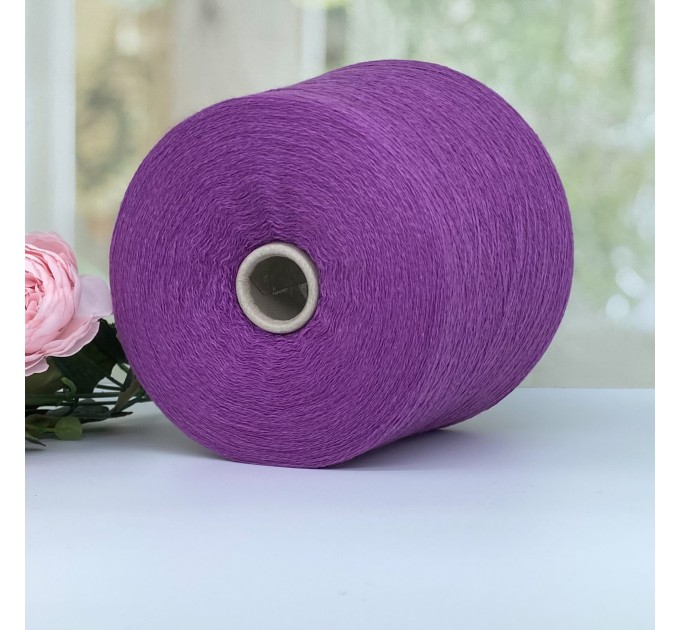  Пряжа меринос с шелком и кашемиром Linsieme Sensin #11965 Сиреневый 100г/1600м