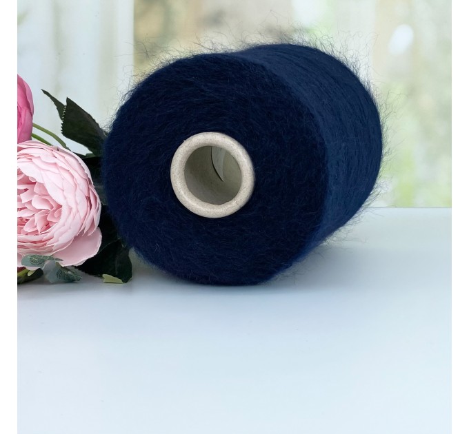 Пряжа кид мохер Filpucci Industrie Top 50 #11807 Темный синий 100г/1000м