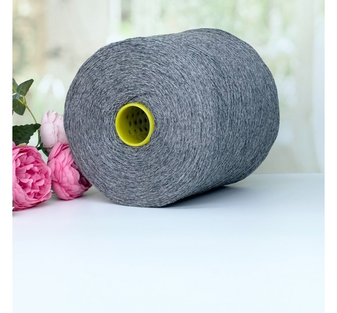   Пряжа 100% шерсть яка Filati Biagioli Modesto YAK #11825 Серый меланж 100г/700м