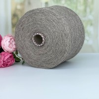   Пряжа 100% шерсть яка Filati Biagioli Modesto YAK #11826 Серый с бежевинкой меланж 100г/700м