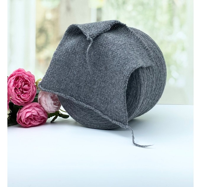  Пряжа кашемир с мериносом Millefili #11909 Темный серый меланж 750м/100г