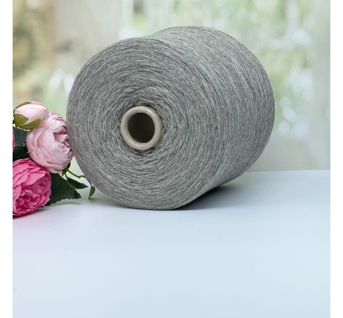  Пряжа кашемир с мериносом Millefili #11910 Серый меланж 750м/100г