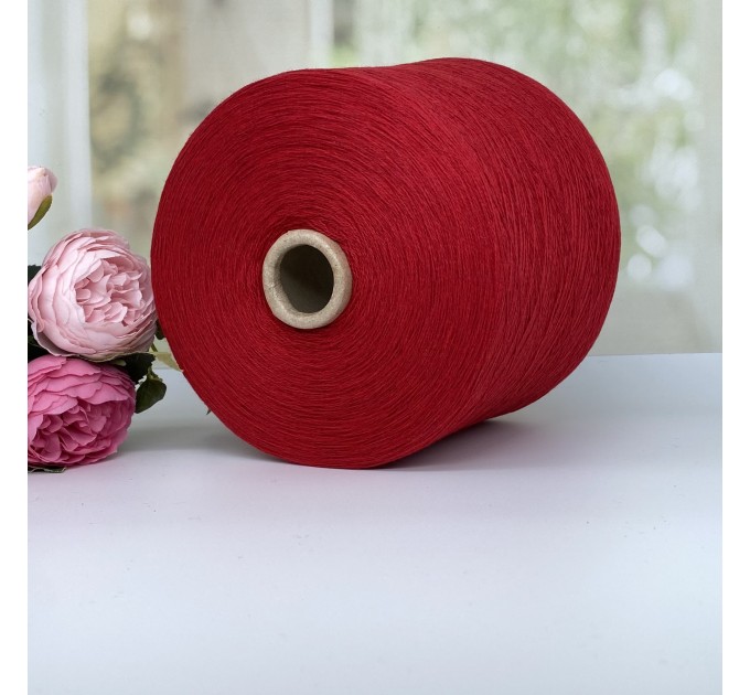 Пряжа меринос с кашемиром и шелком Filpucci Industrie filatii SILKASH #11921 Рубин 1400м/100г