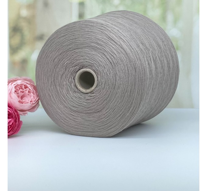  Пряжа мериносовая Savil Sweet #11959 Серый бежевый 1400м/100г