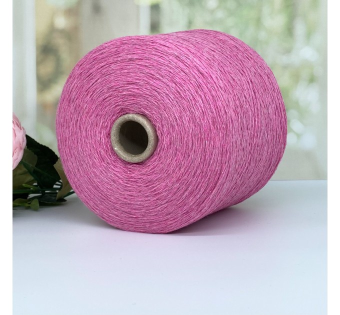 Пряжа кашемир-40 с мериносом  Filcom Talamone #11972 Розовый меланж 750м/100г