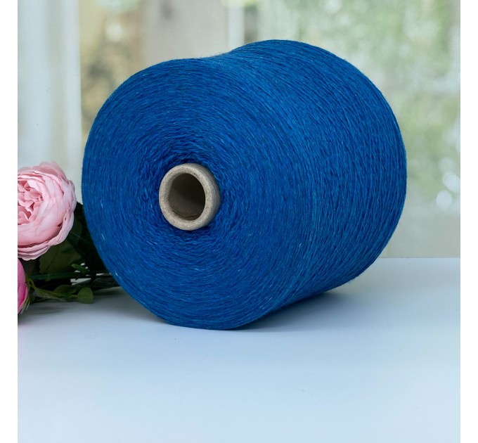  Пряжа кашемир с мериносом Millefili #11974 Темный голубой меланж 750м/100г