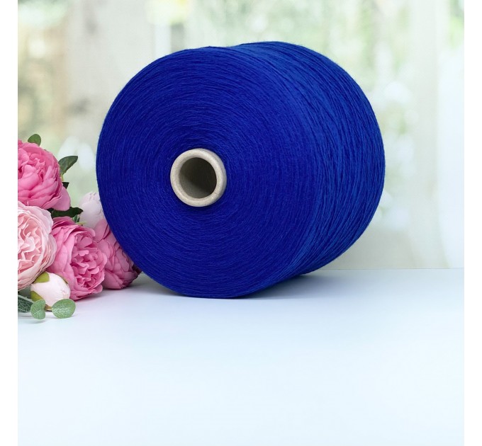  Пряжа кашемир с мериносом Millefili #11980 Яркий насыщенный синий 750м/100г