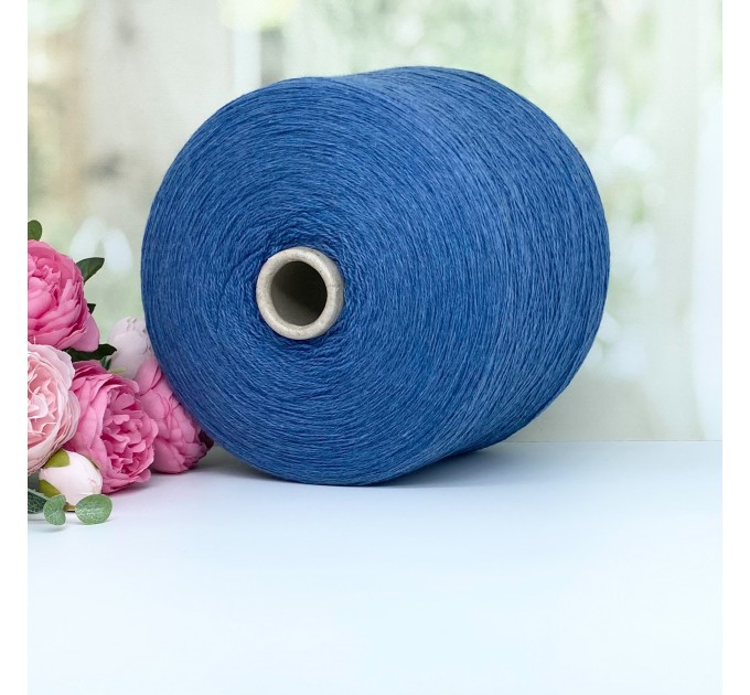  Пряжа кашемир с мериносом Millefili #11981 Джинс меланж 750м/100г