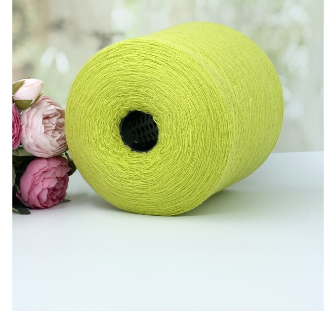   Пряжа кашемир с мериносом  Millefili #11967 Неоновый лайм 100г/1400м